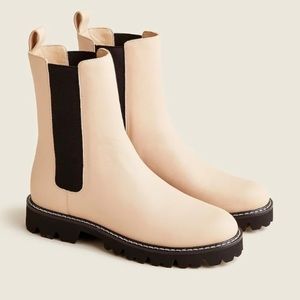 J.Crew Chelsea lug-sole high shaft boots size 12